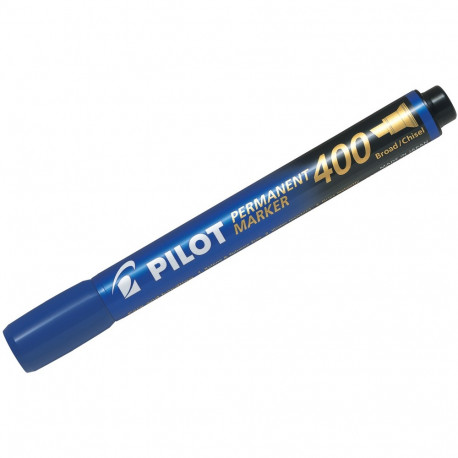 Marker permanent Pilot 400 - FINE 4 mm lõigatud otsaga -sinine õlibaasil tint