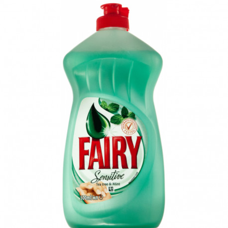 Nõudepesuvahend FAIRY Sensitive Tea Tree 450ml