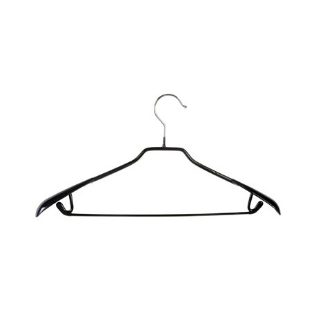 Riidepuu 63051, metall, mittelibisev kummine PVC kate, kitsas / must