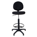 Kassatool SMART 807508 jalaringiga, istme K 56,5-80cm, rattaasemikud/max 110kg/must kangas