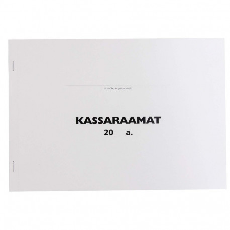 Kassaraamat A4 ettevõttele (100lehte), Kruul