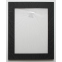 Paspartuu 40x50 (sisemõõt 29x39) must, must siseäär