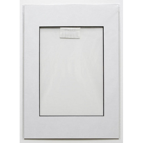 Paspartuu 21x29,7 (sisemõõt 14x19)  valge, must siseäär