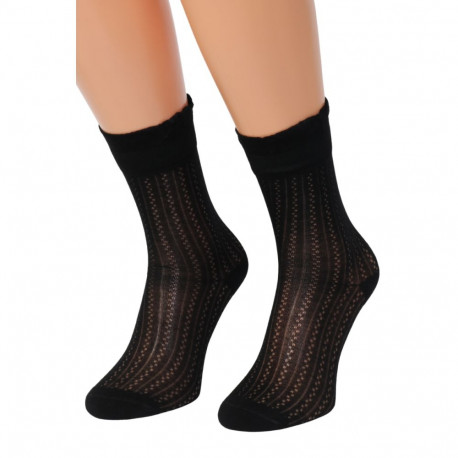 SOKISAHTEL MIIABEL musta värvi võrksokid 444