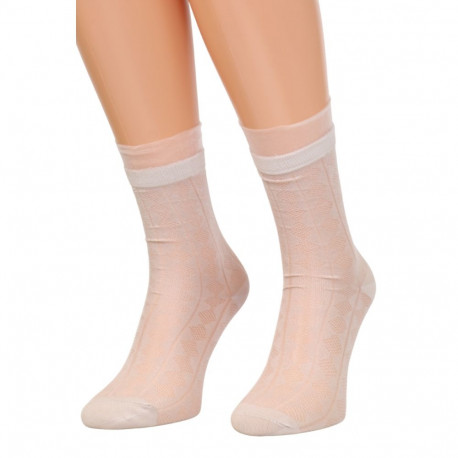 SOKISAHTEL MIIABEL heleroosad võrksokid 444