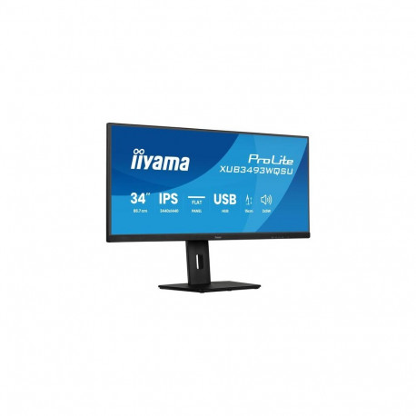 iiyama ProLite XUB3493WQSU-B6 computer monitor 86.4 cm (34") 3440 x 1440 pixels UltraWide Quad 