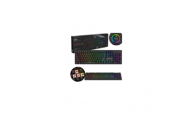 Savio STYX Outemu Brown keyboard Gaming USB QZERTY US International Black