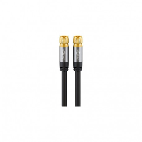 Wentronic 70664 coaxial cable 2 m F Black
