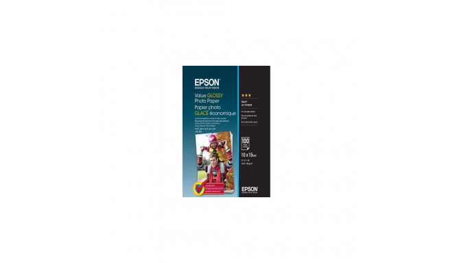 Epson Value Glossy Photo Paper - 10x15cm - 100 sheets