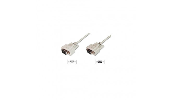 Digitus Datatransfer extension cable, D-Sub9/M - D-Sub9/F