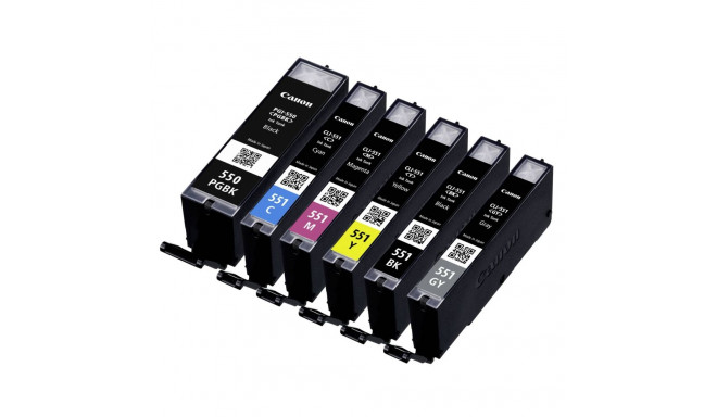 Canon Ink PGI-550 CLI-551 PGI550 CLI551 Multipack (6496B005)