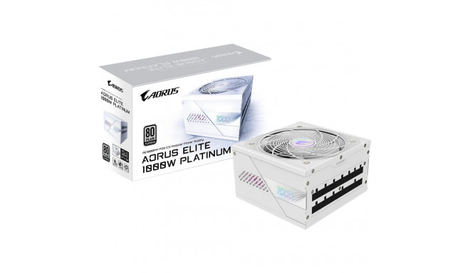 "1000W GIGABYTE AORUS ELITE AE1000PM PG5 80+ Platinum White"