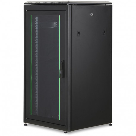 "DIGITUS Netzwerkschrank Unique 22HE 1164x600x600mm schwarz (Speditionsversand)"