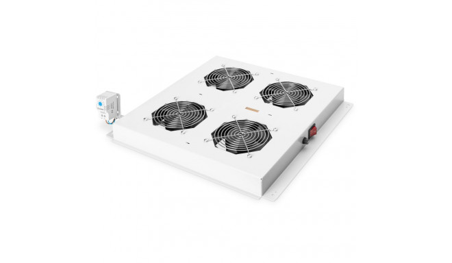 "DIGITUS Dachlüftereinheit Unique/Dynamic 4 Lüfter grau"