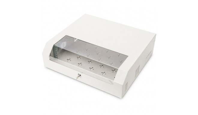 "DIGITUS Wandgehäuse SOHO 3HE 145x500x475 mm grau Slim"