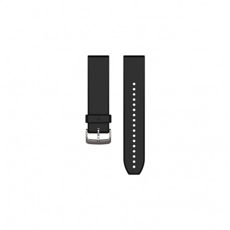 "Garmin Ersatzarmband QuickFit 22mm black/silver silicone"