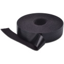 "Klettband 20mm breit 10m Rolle schwarz"