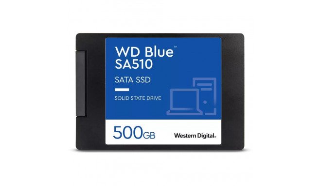 "2,5"" WD Blue SA510 500GB SATA III 6Gb/s cased 6.9cm 7mm internal single-packed"