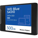 "2,5"" WD Blue SA510 500GB SATA III 6Gb/s cased 6.9cm 7mm internal single-packed"