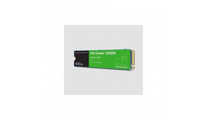 "M.2 WD Green SN350 NVMe 500GB 2280 PCIe Gen3"