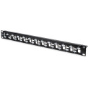 "DIGITUS Patchpanel 1HE 24-Port modular geschirmt schwarz"