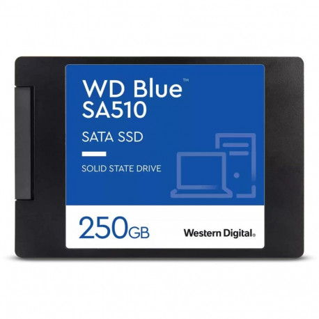"2,5"" WD Blue SA510 SSD 250GB SATA III 6Gb/s cased 6.9cm 2.5Zoll 7mm internal single-packed"