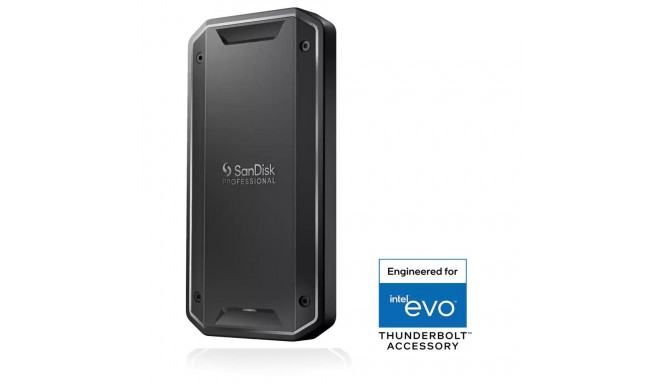 "SANDISK Professional Pro G40 4TB Thunderbolt 3 40Gbps USB-C 10Gbps Ultra-rugged IP68 dust/water res