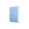 "SEAGATE One Touch 5TB External HDD with Password Protection Light Blue"