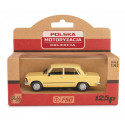 Vehicle Fiat 125p yellow Vehicle Fiat 125p yellow