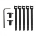 Under-desk cable organizer, MC-105 B
