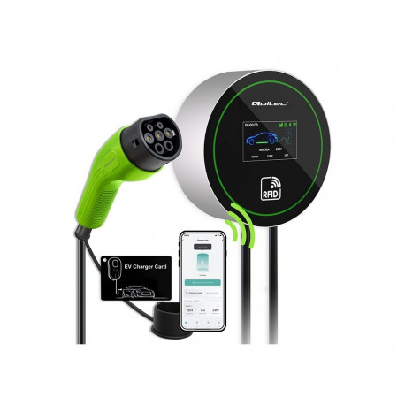 Elektriauto laadimisjaam 2in1 Type2 22kW WiFi LCD