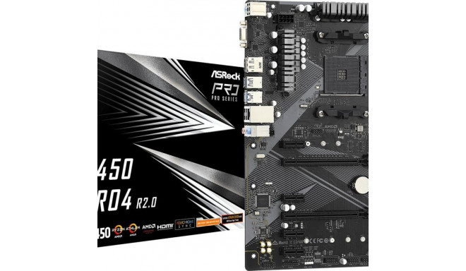 B450 PRO4 R2.0 AM4 4DDR 4 DP/HDMI M.2 USB3.2 AT