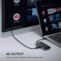 Aukey USB hub CB-C71 Aluminium USB-C 8in1 RJ45/3xUSB 3.1/HDMI//SD