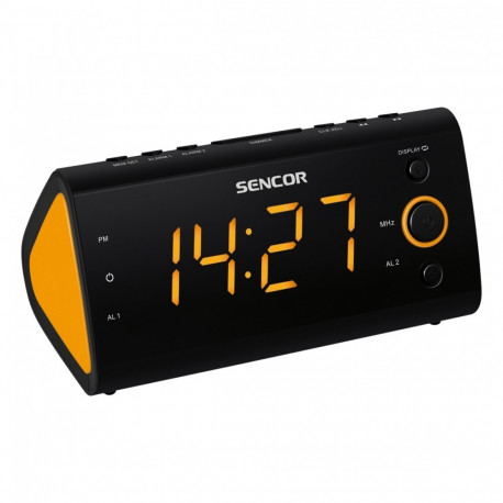 The Sencor SRC 170 OR is a digital clock radio known for its large display and user