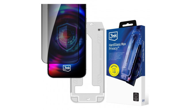 3MK HardGlass Max Privacy Privacy Glass with Applicator for Apple iPhone 17 Pro Max