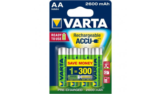 Varta patarei Electronics AA / R6 2500mAh 4 tk