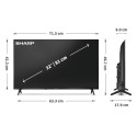 Sharp 32HF2265E 32 Google TV