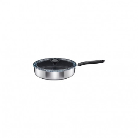 Ceramic frying pan FISKARS FF, with lid, non-stick coating, 26 cm, 1 pc.
