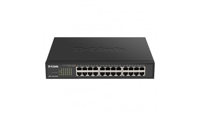 D-Link nutikas lüliti DGS-1100-24PV2 hallatav riiulipaigaldatav PoE portide arv 12 toiteallika tüüp 