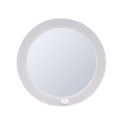 MAKE-UP MIRROR MULAN S WHT W/SUCTION LED