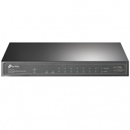 Switch|TP-LINK|TL-SG1210P|Desktop/pedestal|9x10Base-T / 100Base-TX / 1000Base-T|1xSFP|PoE+ ports 8|T