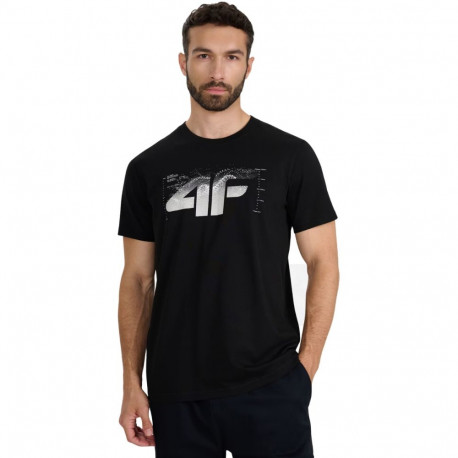 Koszulka męska 4F M2359 głęboka czerń 4FWAW25TTSHM2359 20S M