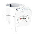Reisiadapter Skross Europe to US USB AC20PD