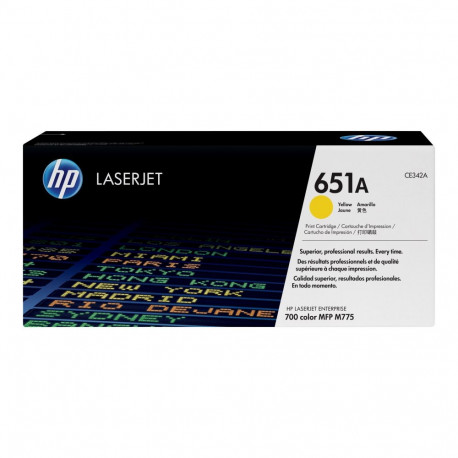 HP Toner 651A yellow LJ Enterprise 700 color MFP M775 Series