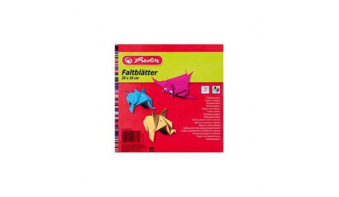 Herlitz värviline paber, 20 x 20 cm, 100 lehte