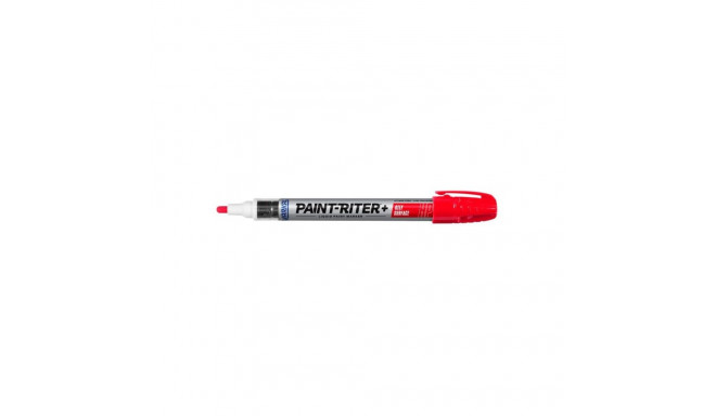 Markal Pro-Line HP 3mm paint marker – valve-action liquid paint, red, durable metal barrel, medium b
