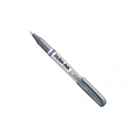 Markal tindimarker dura-ink 15 permanent ink marker – 1.5mm bullet tip, silver ink, durable plastic 