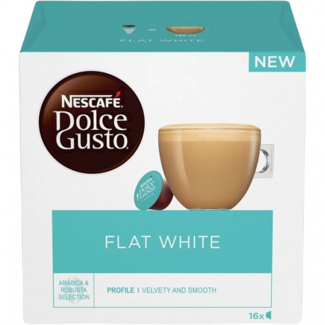 Coffee capsules NESCAFE Dolce Gusto Flat White 16 pcs