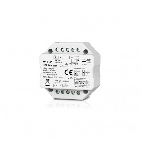 V1-H/P Controller, 12-48V, 1x 8A, Push-Dimm