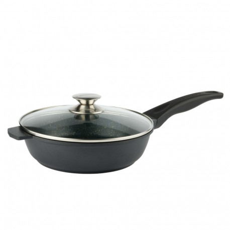 Tiross marmorkattega pann kaanega 28cm TS-1238